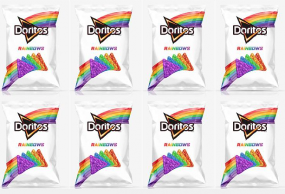 Doritos komt met regenboogchips